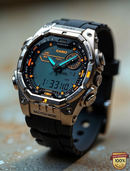 CSA-2100A-ER Solar Bluetooth Black Watch.