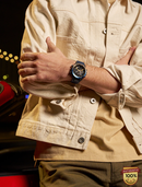 EDF-21003A-ER Solar Blue Honda Racing Watch.