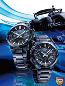 EDF-2100-YZ1-DR Solar Blue Watch.